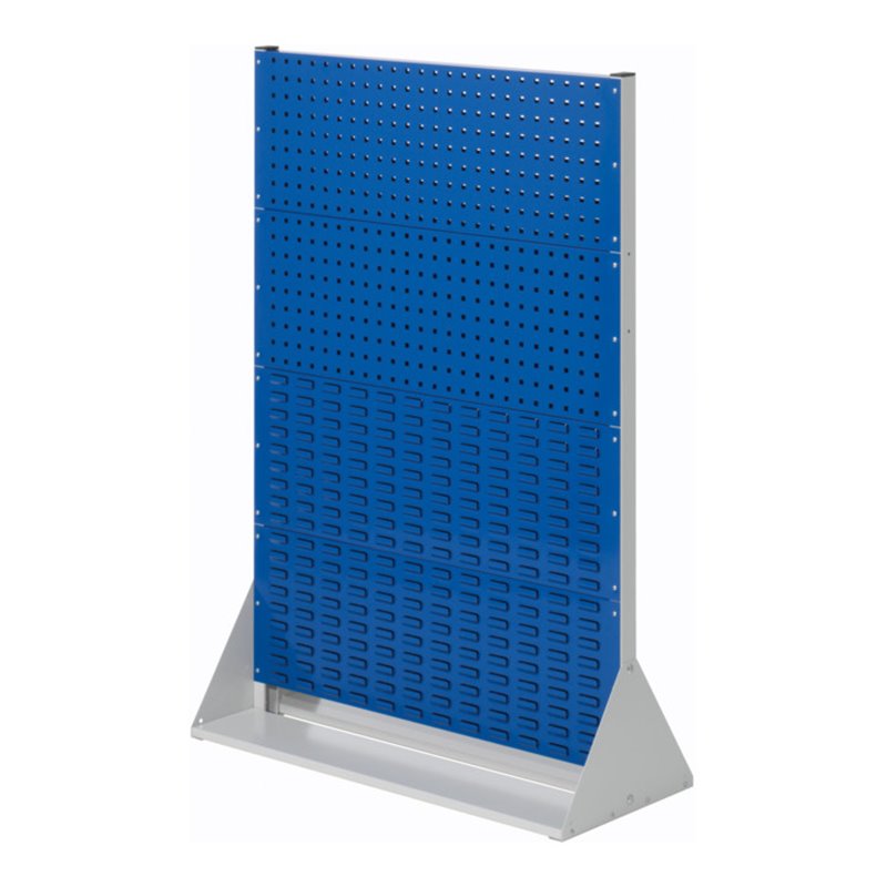 Kappes Stellwand RasterPlan Gr. 4 einseitig RAL 7035/5010 2 Loch-/2 Schlitzplatten