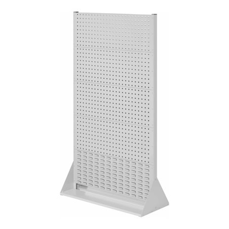 Kappes Stellwand RasterPlan Gr. 5 doppelseitig RAL 7035 8 Loch-/2 Schlitzplatten