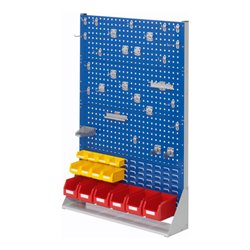 Kappes Stellwand RasterPlan Gr. 4 einseitig RAL 7035/5010 mit Ausstattung 2