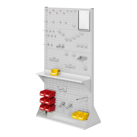 Kappes Stellwand RasterPlan Gr. 5 doppelseitig RAL 7035 mit Ausstattung 2