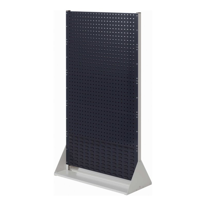 Kappes Stellwand RasterPlan Gr. 5 doppelseitig RAL 7035/7016 8 Loch-/2 Schlitzplatten