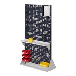 Kappes Stellwand RasterPlan Gr. 5 doppelseitig RAL 7035/7016 mit Ausstattung 2