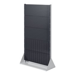 Kappes Stellwand RasterPlan Gr. 5 doppelseitig RAL 7035/7016 6 Loch-/4 Schlitzplatten