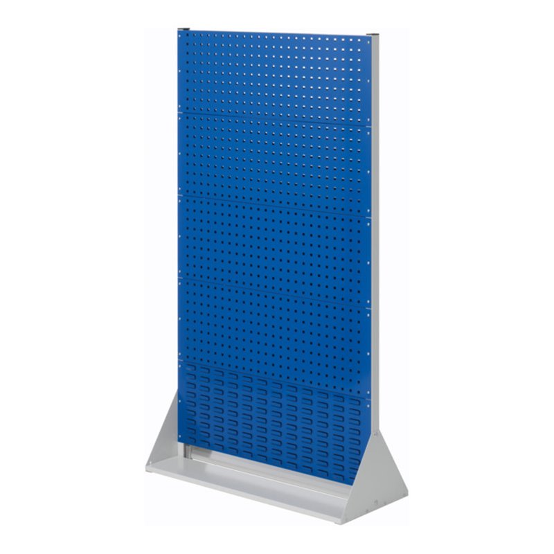 Kappes Stellwand RasterPlan Gr. 5 doppelseitig RAL 7035/5010 8 Loch-/2 Schlitzplatten