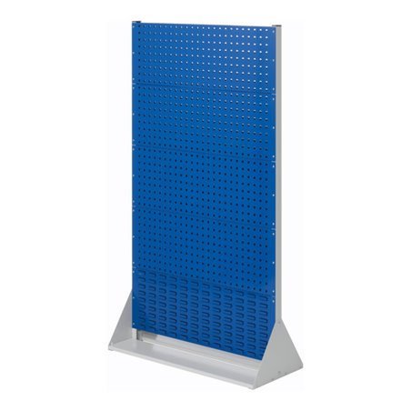 Kappes Stellwand RasterPlan Gr. 5 doppelseitig RAL 7035/5010 8 Loch-/2 Schlitzplatten