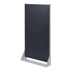 Kappes Stellwand RasterPlan Gr. 5 einseitig RAL 7035/7016 4 Loch-/1 Schlitzplatten