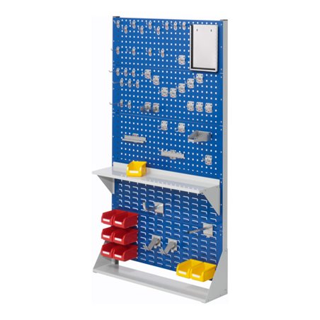 Kappes Stellwand RasterPlan Gr. 5 einseitig RAL 7035/5010 mit Ausstattung 1