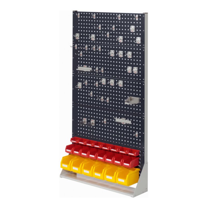 Kappes Stellwand RasterPlan Gr. 5 einseitig RAL 7035/7016 mit Ausstattung 2