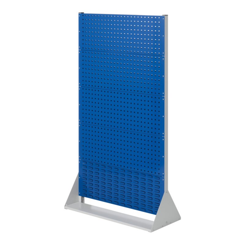 Kappes Stellwand RasterPlan Gr. 5 einseitig RAL 7035/5010 4 Loch-/1 Schlitzplatten