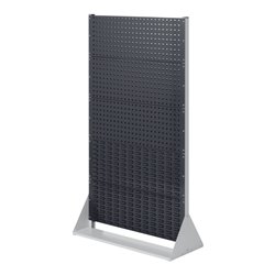 Kappes Stellwand RasterPlan Gr. 5 einseitig RAL 7035/7016 3 Loch-/2 Schlitzplatten