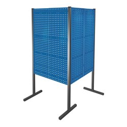 Kappes Trennwand RasterPlan Doppelfeld 90° H1500 mm RAL 5010 2 LP 2 SP