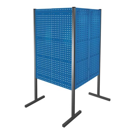 Kappes Trennwand RasterPlan Doppelfeld 90° H1500 mm RAL 5010 2 LP 2 SP