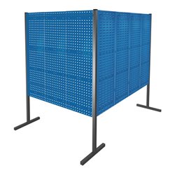 Kappes Trennwand RasterPlan Doppelfeld 90° H1500 mm RAL 5010 4 LP 3 SP