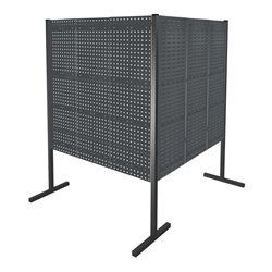 Kappes Trennwand RasterPlan Doppelfeld 90° H1500 mm RAL 7016 4 LP 2 SP