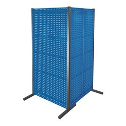 Kappes Trennwand RasterPlan Doppelfeld 90° H2000 mm RAL 5010 2 LP 2 SP