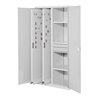 Kappes Vertikalschrank RasterPlan Mod. 81 RAL 7035 Doppelwandtür mit Ausstattung