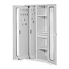 Kappes Vertikalschrank RasterPlan Mod. 82 RAL 7035 Sichtfenstertür mit Ausstattung