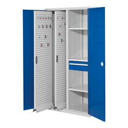 Kappes Vertikalschrank RasterPlan Mod. 82 RAL 7035 Doppelwandtür mit Ausstattung