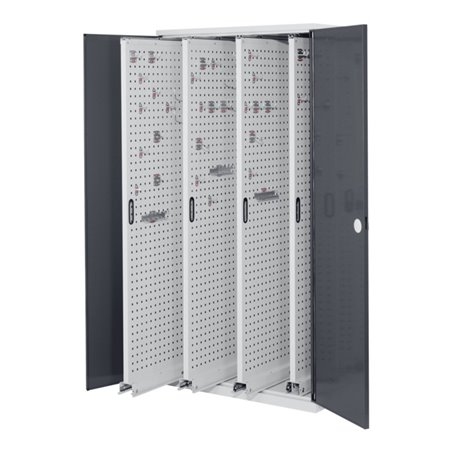 Kappes Vertikalschrank RasterPlan Mod. 83 RAL 7035/7016 Doppelwandtür mit Ausstattung