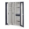 Kappes Vertikalschrank RasterPlan Mod. 82 RAL 7035/7016 Sichtfenstertür mit Ausstattung
