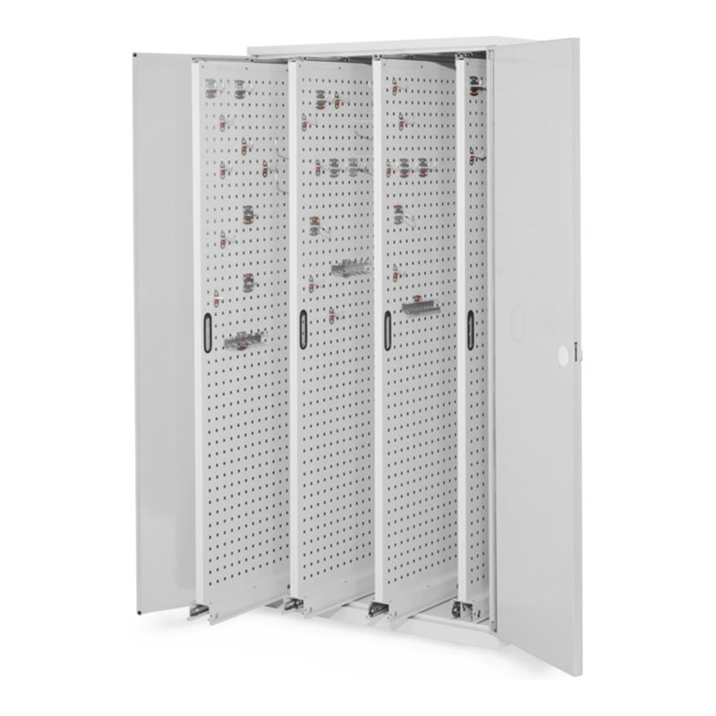 Kappes Vertikalschrank RasterPlan Mod. 83 RAL 7035 Doppelwandtür mit Ausstattung