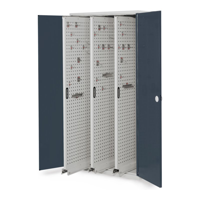 Kappes Vertikalschrank RasterPlan Mod. 85 RAL 7035/7016 Doppelwandtür mit Ausstattung