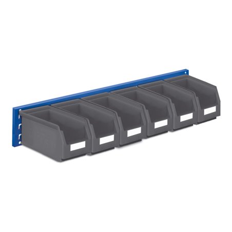 Kappes Wandschiene RasterPlan Schlitzplatten Set 11 RAL 5010