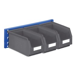 Kappes Wandschiene RasterPlan Schlitzplatten Set 10 RAL 5010