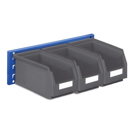 Kappes Wandschiene RasterPlan Schlitzplatten Set 10 RAL 5010