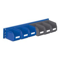 Kappes Wandschiene RasterPlan Schlitzplatten Set 15 RAL 5010