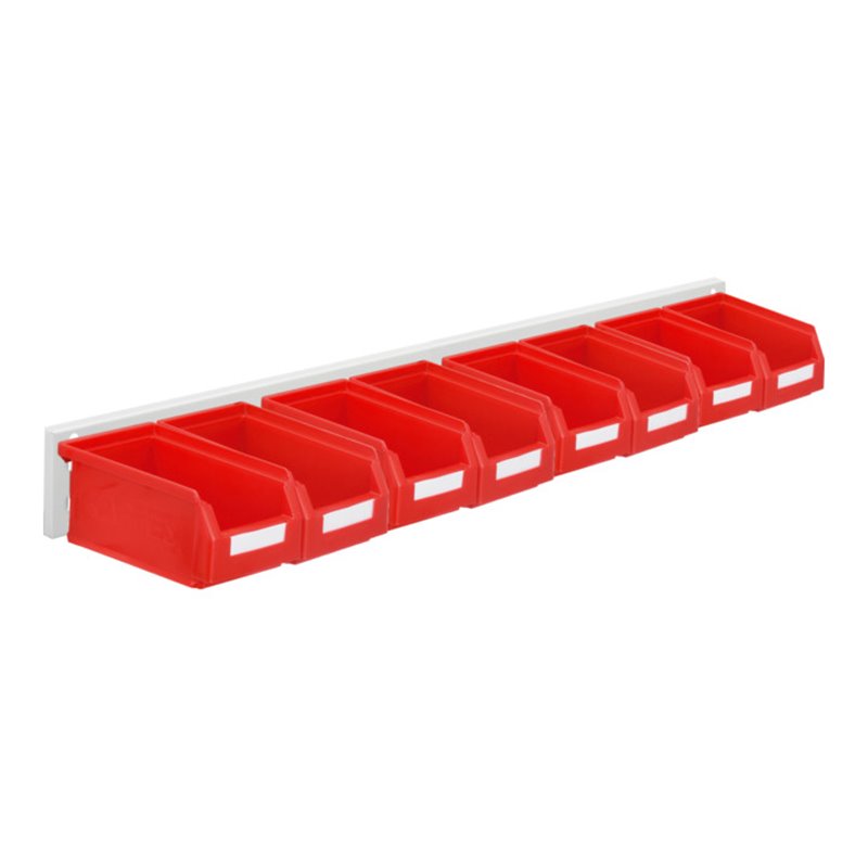 Kappes Wandschiene RasterPlan Schlitzplatten Set 5 RAL 7035