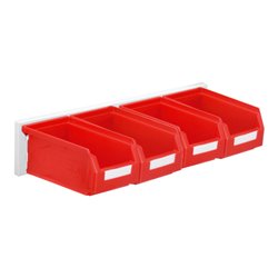 Kappes Wandschiene RasterPlan Schlitzplatten Set 4 RAL 7035