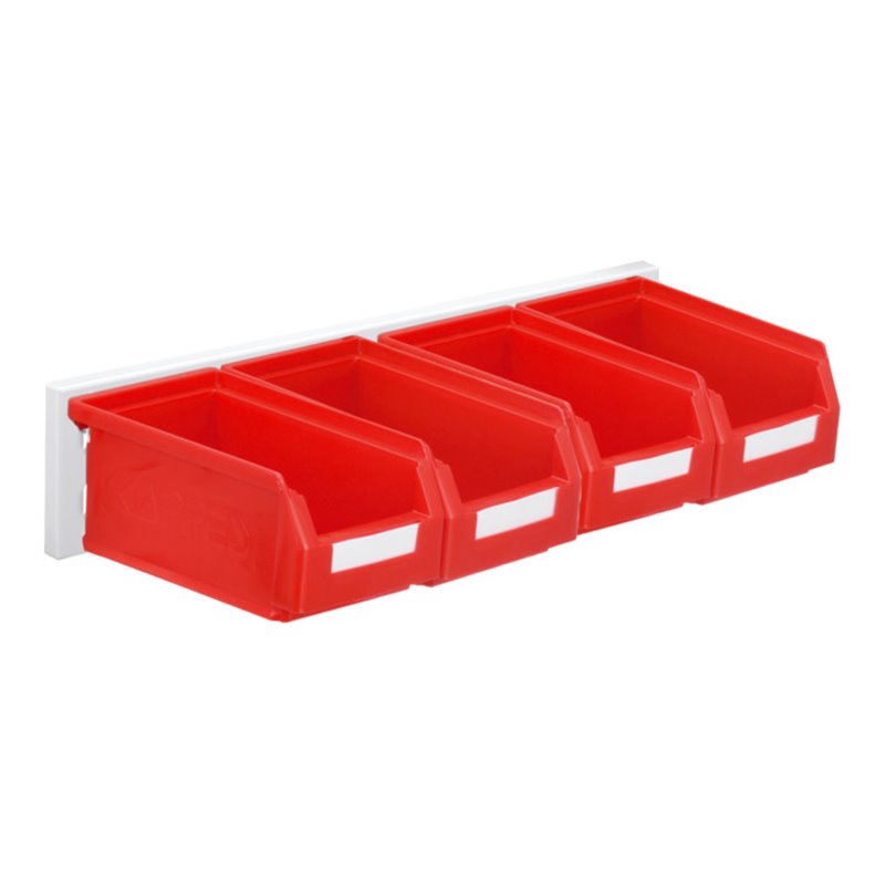 Kappes Wandschiene RasterPlan Schlitzplatten Set 4 RAL 7035