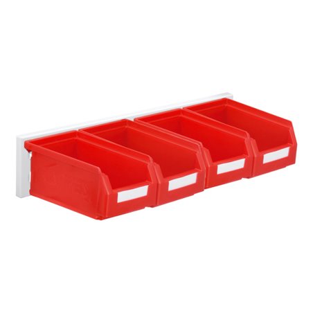 Kappes Wandschiene RasterPlan Schlitzplatten Set 4 RAL 7035