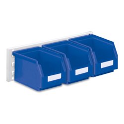 Kappes Wandschiene RasterPlan Schlitzplatten Set 7 RAL 7035