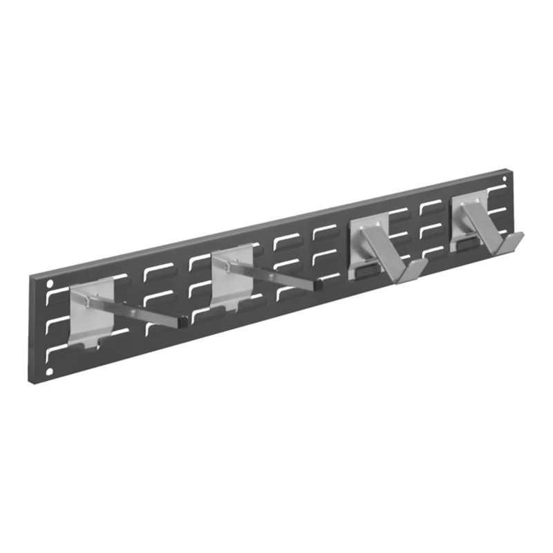 Kappes Wandschiene RasterPlan Schlitzplatten Set 9 RAL 7016