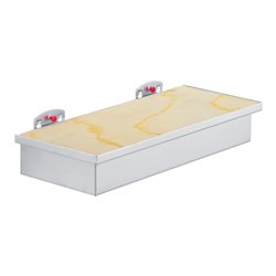 Kappes Werkzeugaufnahmebox RasterPlan mit Holzplatte alufarben