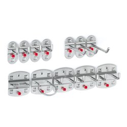 Kappes Werkzeughalter-Sortiment RasterPlan 12-teilig alufarben