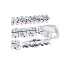 Kappes Werkzeughalter-Sortiment RasterPlan 15-teilig alufarben