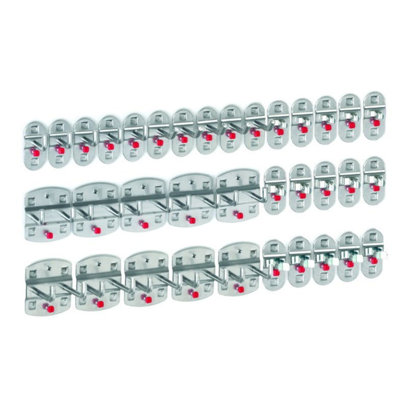 Kappes Werkzeughalter-Sortiment RasterPlan 35-teilig alufarben