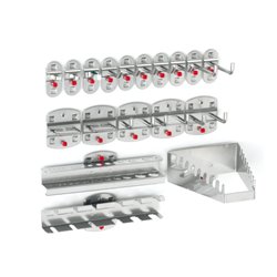 Kappes Werkzeughalter-Sortiment RasterPlan 18-teilig alufarben