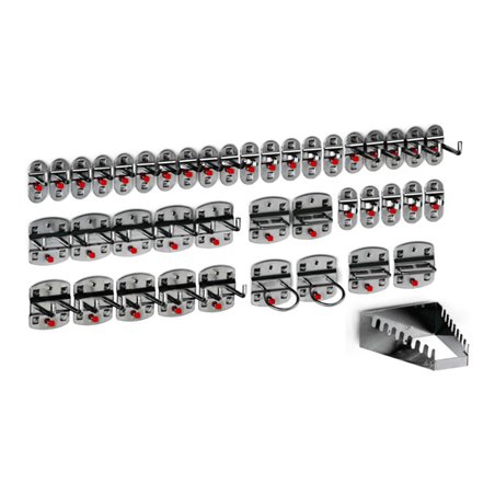 Kappes Werkzeughalter-Sortiment RasterPlan 42-teilig anthrazitgrau