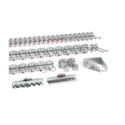 Kappes Werkzeughalter-Sortiment RasterPlan 40-teilig alufarben