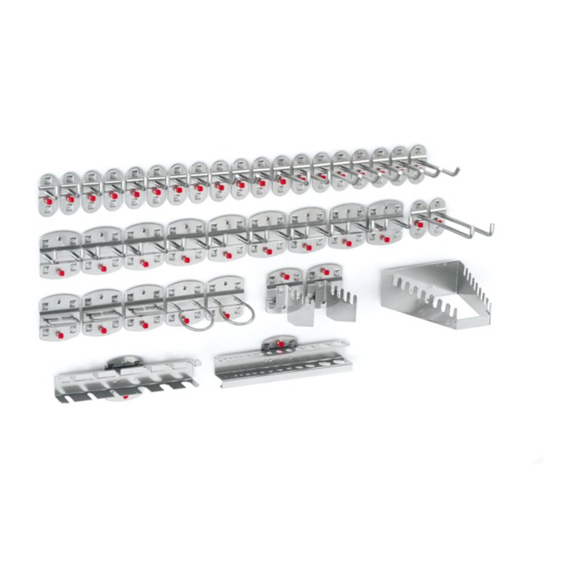 Kappes Werkzeughalter-Sortiment RasterPlan 40-teilig alufarben