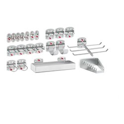 Kappes Werkzeughalter-Sortiment RasterPlan 21-teilig alufarben