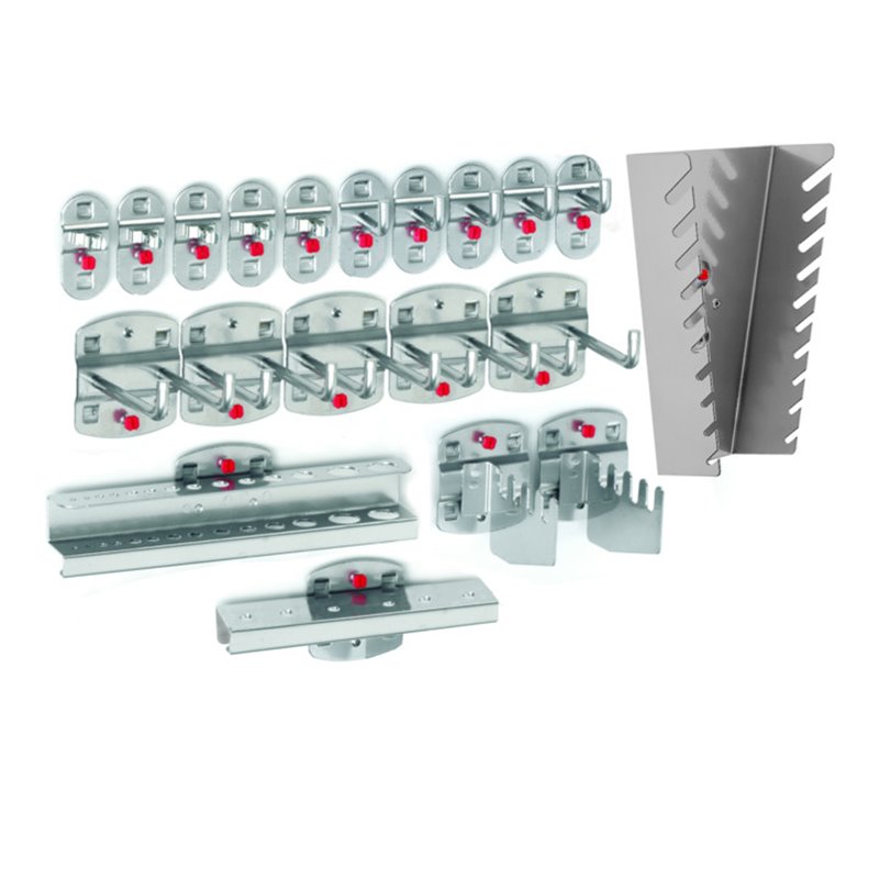 Kappes Werkzeughalter-Sortiment RasterPlan 20-teilig alufarben