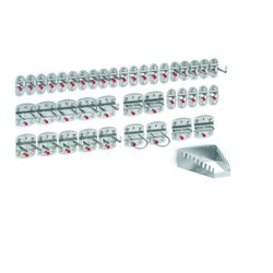 Kappes Werkzeughalter-Sortiment RasterPlan 42-teilig alufarben