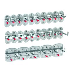 Kappes Werkzeughalter-Sortiment RasterPlan 25-teilig alufarben