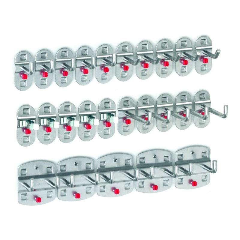 Kappes Werkzeughalter-Sortiment RasterPlan 25-teilig alufarben