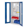 Kappes Werkzeugschrank RasterPlan Mod. 5 T410 mm RAL 7035/5010 Sichtfenstertüren